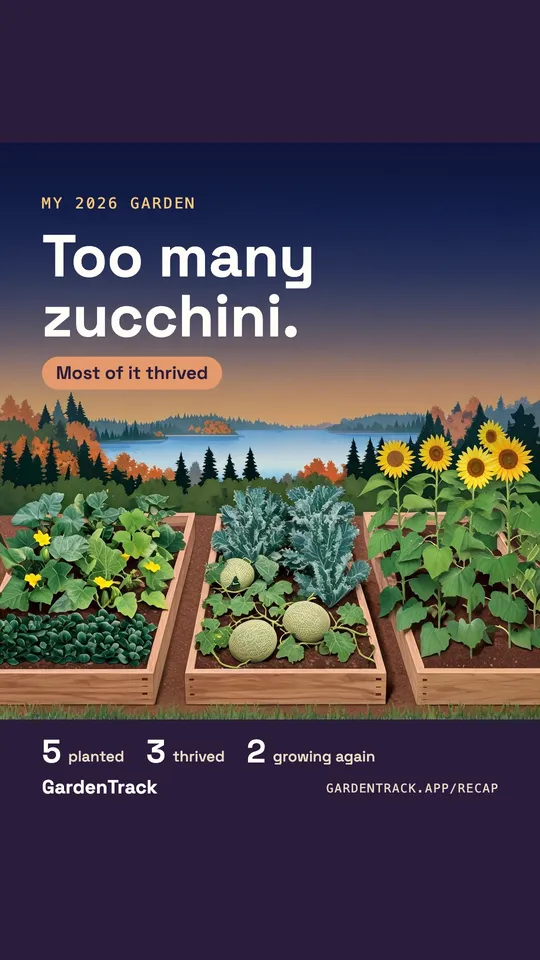 An example cover sized for a story: Too many zucchini.